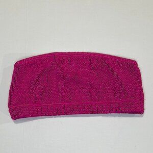 Good American Hot Pink Bikini Top